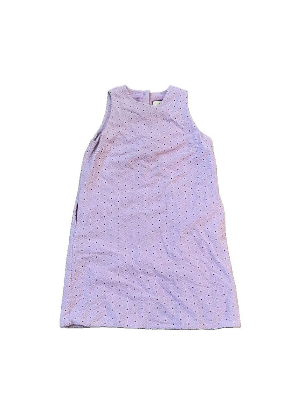 Tuckernuck Women’s Lavender Folly Dress Eyelet Lace Size Small Shift Buttons